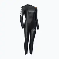 Spumă de înot pentru femei Zoggs Ow Shell Fs 3.2.2 mm negru/oranj