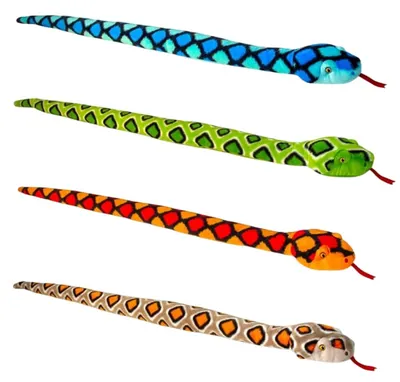 Jucărie de pluș Keel Toys Keeleco - Şarpe, 150 cm, sortiment