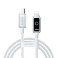 Cablu Date si Incarcare USB-C - Lightning Joyroom S-A55 StarFlight Display, 30W, 1.2m, Alb