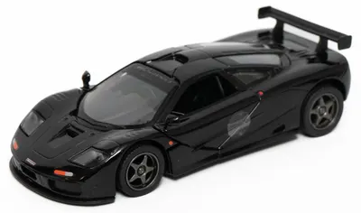 Mașinuță metalică Kinsmart - McLaren F1 GTR, 1:34, neagră