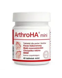 Supliment articulații câini mici și pisici de până la 5 kg DOLFOS ArthroHa Mini 40 tablete