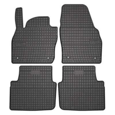 Set covorase cauciuc 4 piese BASIC, fata spate negru, potrivit SKODA KAMIQ 07.19