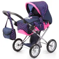 Carucior pentru papusi Bayer City Star Albastru 13654AA