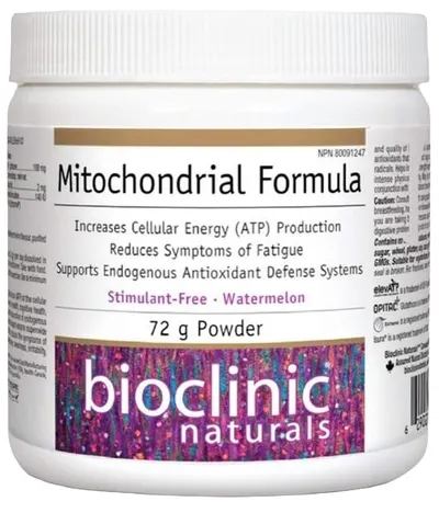 Bioclinic Naturals Mitochondrial Formula, 72 g, Natural Factors