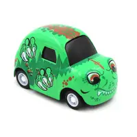 Mașinuță cu sistem pull-back dinozaur verde