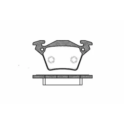 Set placute frana, frana disc REMSA 0717.00