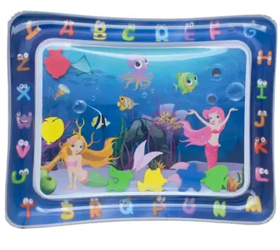 Covoras cu apa senzoriala pentru bebelusi 60x51x8 cm Gonflabil