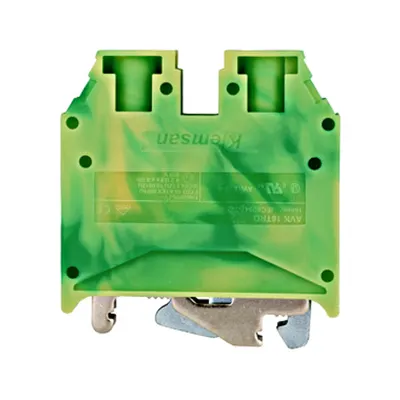 Clemă de împământare tip AVK 16 T, galb/verde, 10-16 mmp