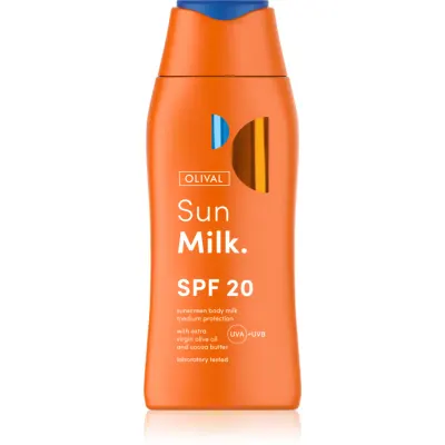 Olival Sun Milk lotiune pentru bronzat SPF 20 200 ml