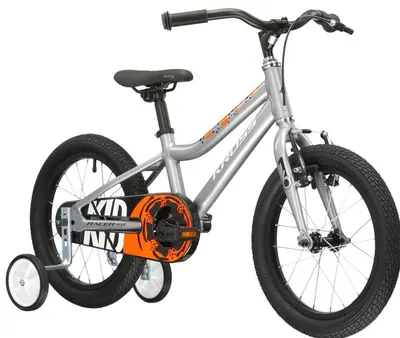 Bicicletă copii Kross Racer 4.0 16'' argintiu/portocaliu