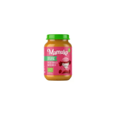 Piure de legume cu vita bio 6+ luni 190g Mamuko