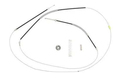 Set reparatie macara geam spate stanga potrivit VW EOS 2006-2015 - (cabluri)