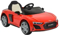 Mașină cu baterie Audi - R8 Spyder, roșu metalizat