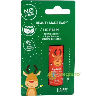 Balsam de Buze Happy, Editie Limitata de Craciun 5.5 g