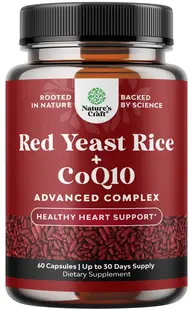 Red Yeast Rice + CoQ10, 60 capsule, Nature’s Craft