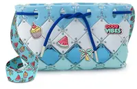 Set creativ Kidz World Studio Bags - Geanta de petrecere DIY, albastra