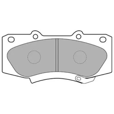 Set placute frana, frana disc DELPHI LP2244