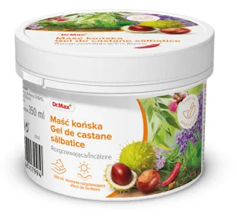 Dr. Max Gel de castane salbatice cu efect de incalzire, 350ml