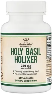 Holy Basil Holixer, 250 mg, 60 capsule, Double Wood