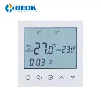 Termostat Wi-Fi pentru incalzirea electrica in pardoseala, Aplicatia mobila Smart Life, BeOk TDS21WiFi-Ep