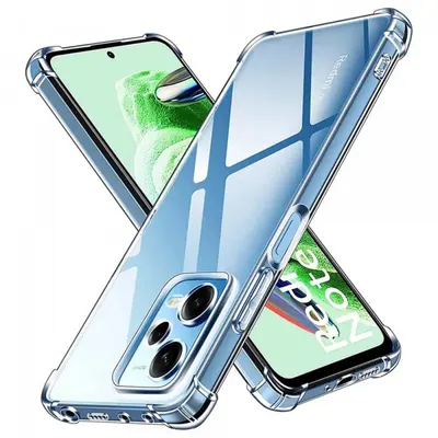 Husa pentru Xiaomi Redmi Note 12 Pro 5G, Techsuit, Shockproof Clear, Transparenta