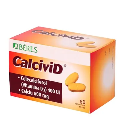 CalciviD, Beres Pharmaceuticals | 60 comprimate
