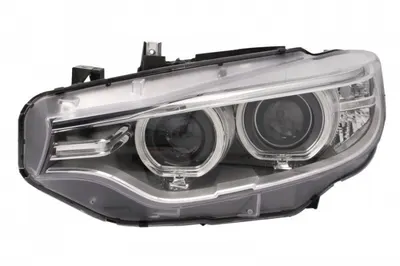 Far Stanga (D1S PY24W, electric, cu motor, cadru negru, culoare insert: negru) potrivit BMW 4 (F32, F82), 4 (F33, F83), 4 (G22, G82)