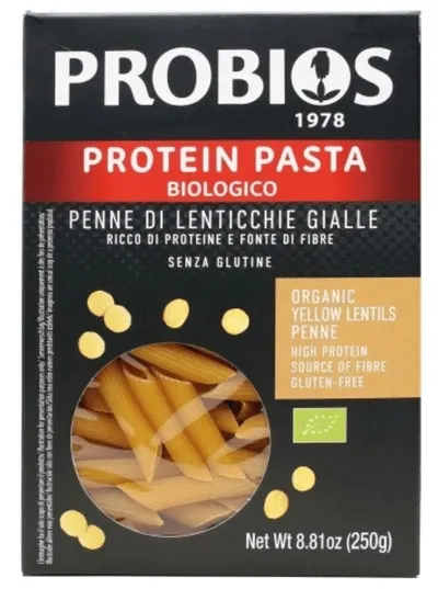 Pene bio din linte galbenă, 250 g, Probios