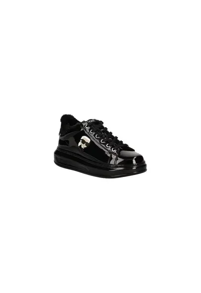 Pantofi dama Kapri - Piele lacuita - Negru