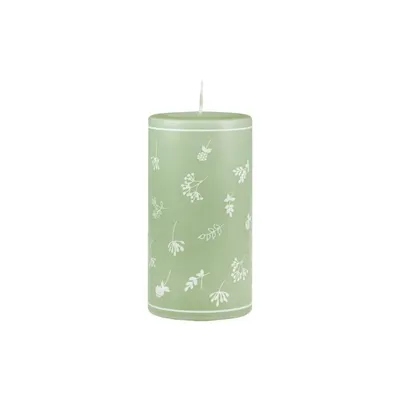 Lumânare Unipar Fleur, durată ardere 87 h, verde