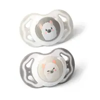 Babyono Suzetă din silicon - 6-18 luni, 1225/02, 2 bucăți
