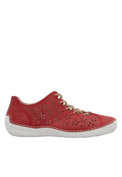 Pantofi casual - dama - ANTISTRESS - 52518-33 rosu - piele ecologica - Rosu
