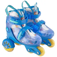 Role reglabile Incepatori, roti luminoase, marimea S(31-34), blue