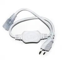 Accesorii pentru banda LED 230V IP65 cablu de alimentare 230V