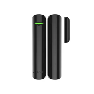Contact magnetic wireless Ajax DoorProtect BL, aparent, 1 intrare NC, reed, 868 MHz, RF 1200 m, negru