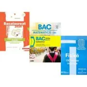 Pachet Bacalaureat 2026. Limba si literatura romana, Matematica si Fizica 100 variante rezolvate