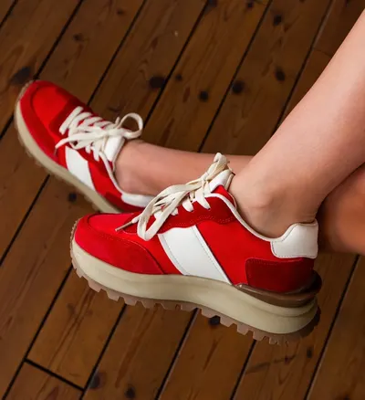 Sneakers dama Contares Rosii