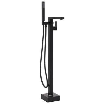 vidaXL Robinet de cadă independent, negru, 90 cm, oțel inoxidabil