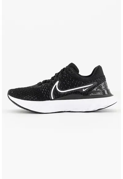 Pantofi cu insertii din material sintetic pentru alergare React Infinity Run Flyknit 3 - Alb/Negru