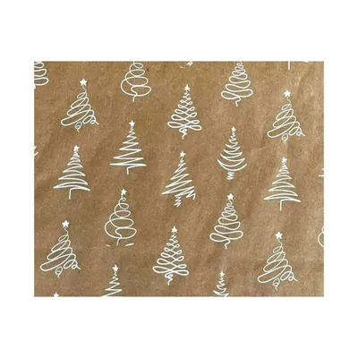 Rola Hartie pentru Ambalat, Model Brazi, 70 cm x 180 m