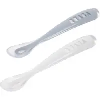 Beaba Silicone Spoon Set linguriță cu sac