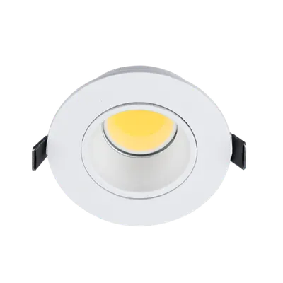 Spot Rotund Plastic cu Led Cob 7w 2700-3000k Alb