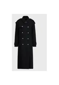 Palton dama - 301372301 - Lana/Poliester reciclat - Negru - Negru