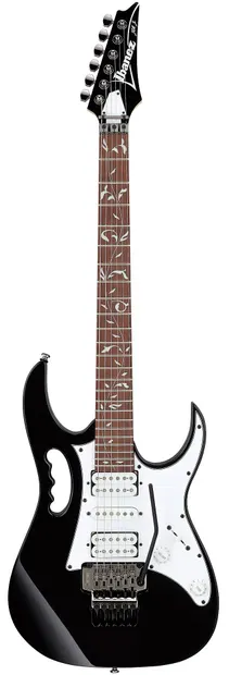 Chitara electrica Ibanez - JEMJR, alb/negru