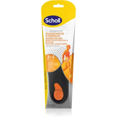 Scholl In-Balance Lower Back branțuri de încălțăminte pentru calcai mărime Medium 1 pereche