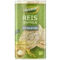 Rondele ecologice din orez expandat cu sare si fara gluten, 100g, Dennree