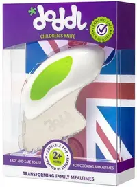 Cutit inovativ pentru alimentatie pentru copii Doddl - verde