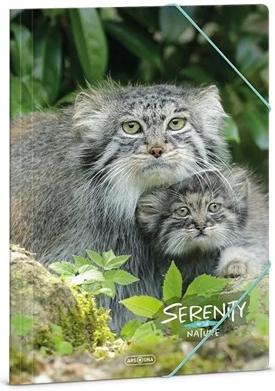 Dosar cu elastic Ars Una Serenity - A4, manul