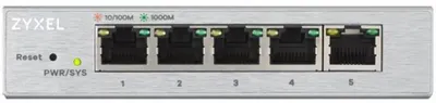 Switch ZyXEL - GS-1200-5, 5 porturi, argintiu