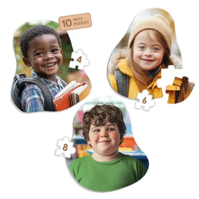Set de 10 puzzle-uri mari